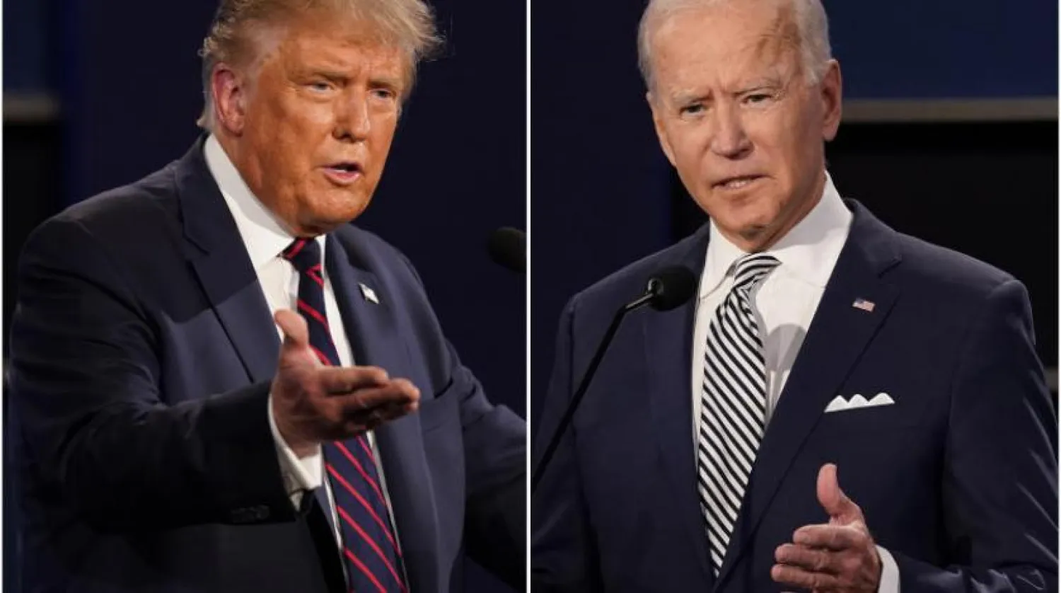 ABD Başkanı Donald Trump ve Demokrat Parti’nin başkan adayı Joe Biden (AP)