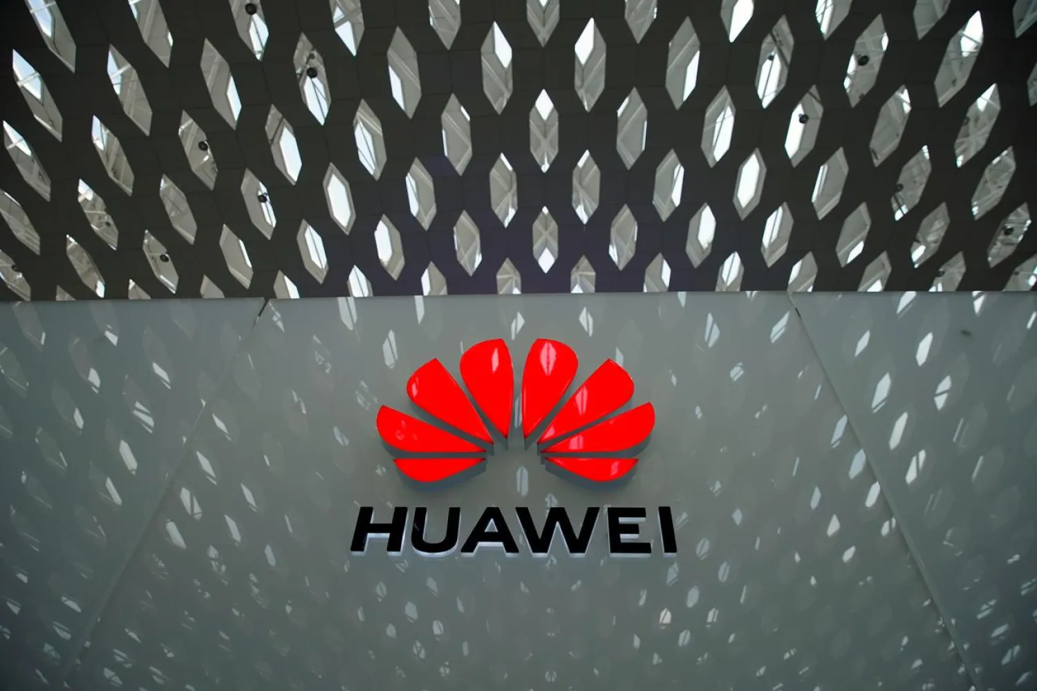 FILE PHOTO: A Huawei company logo is seen at the Shenzhen International Airport in Shenzhen in Shenzhen, Guangdong province, China June 17, 2019. REUTERS/Aly Song/File Photo