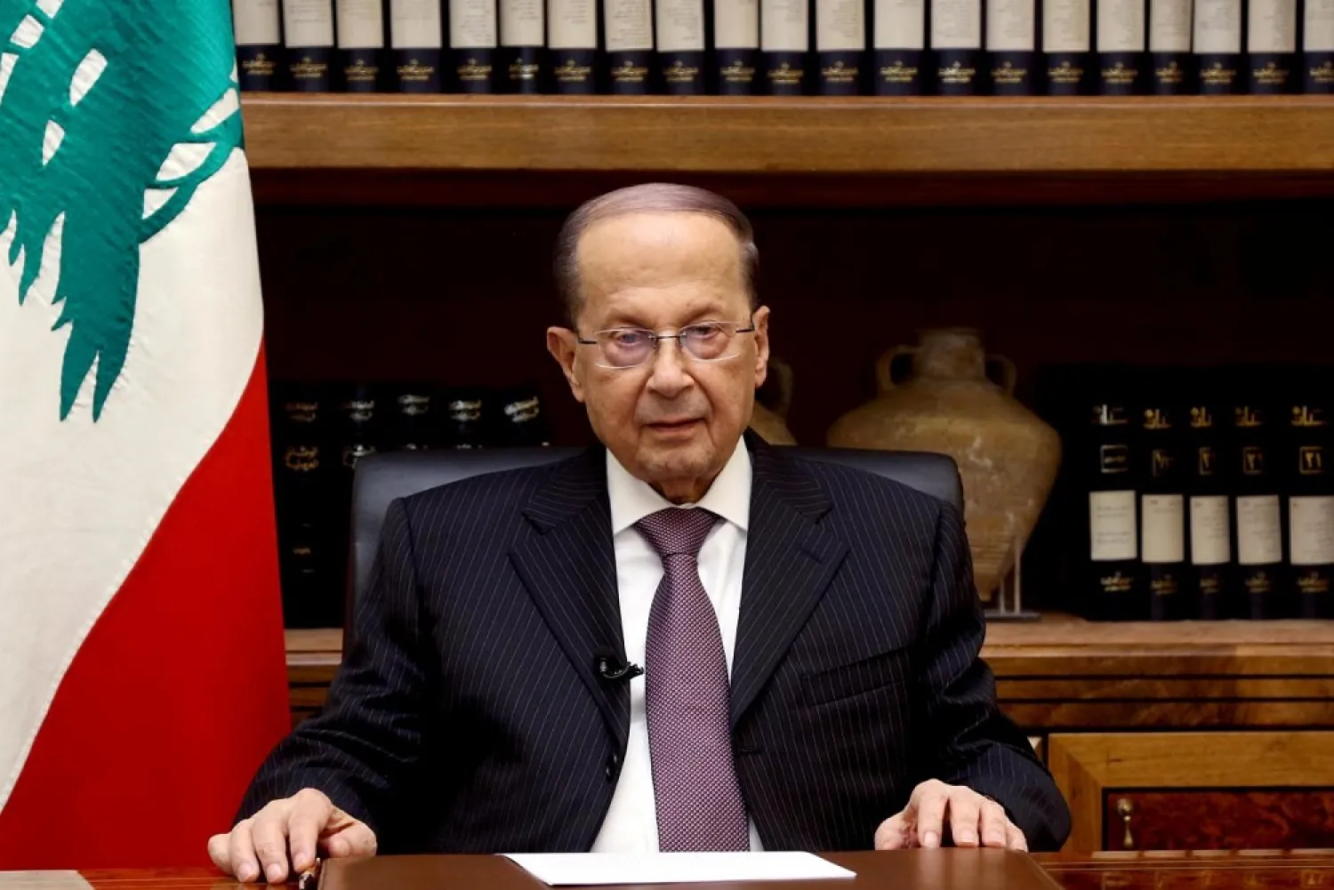 Lebanon's President Michel Aoun. (Reuters)