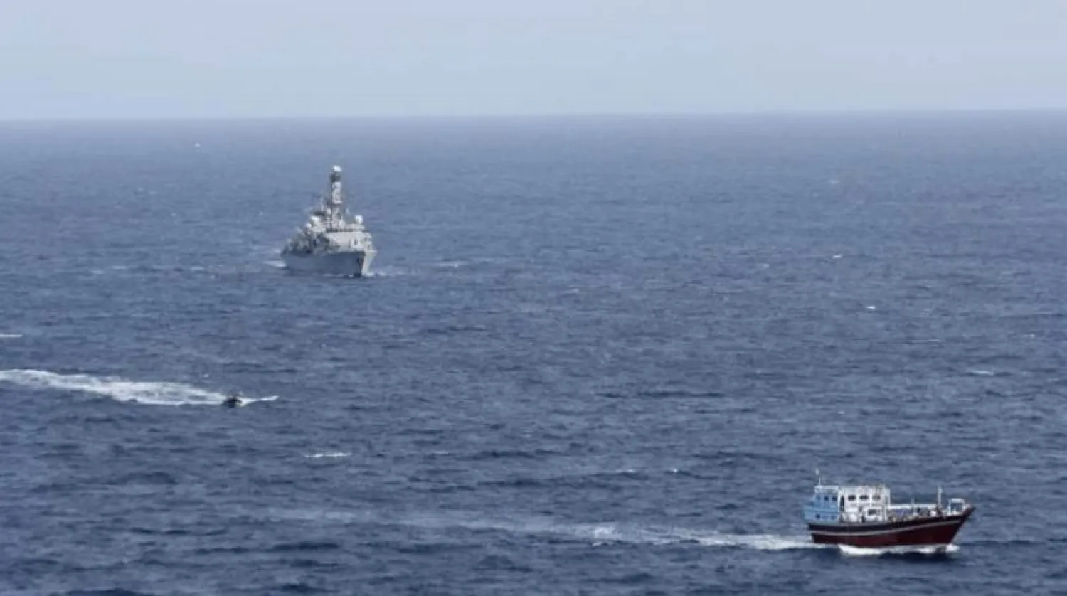 نیروی دریایی سلطنتی بریتانیا ۴۵۰ کیلوگرم مت‌آمفتامین را توقیف کرد (AP)
