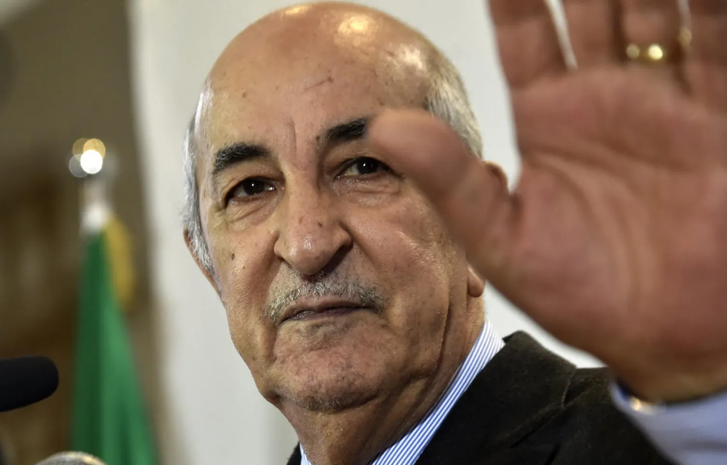 Algeria’s President Abdelmadjid Tebboune. (AFP)