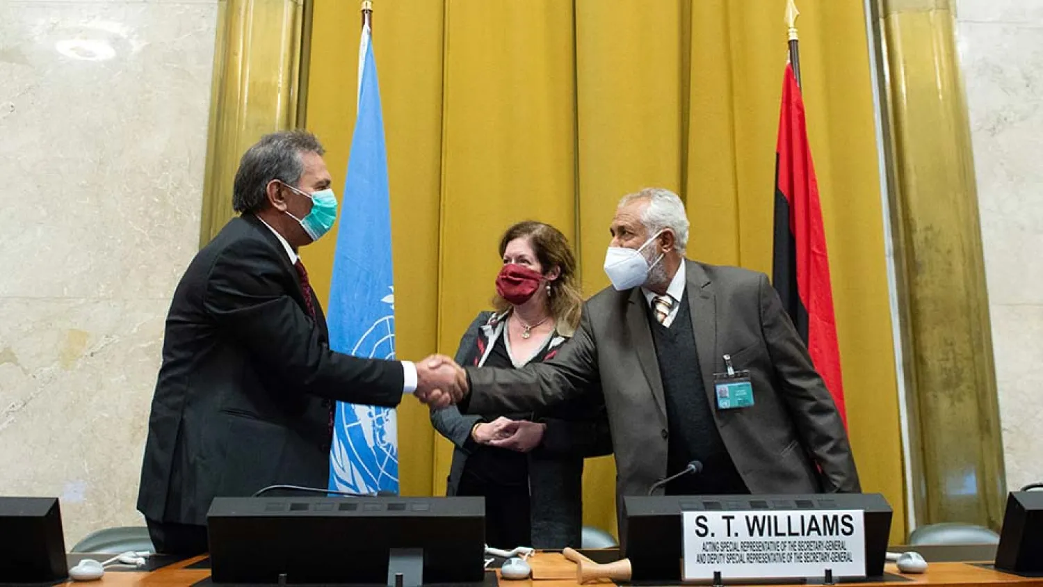 Libya's two warring factions signed the ceasefire agreement across the country on Friday following five days of talks at the United Nations in Geneva. (AFP)