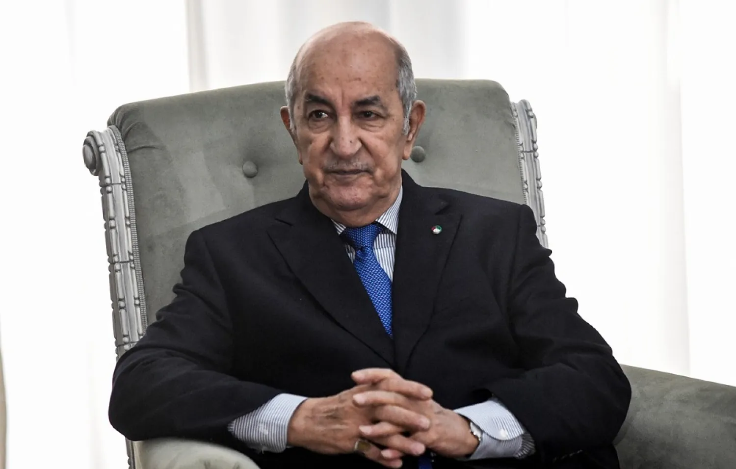 Algerian President Abdelmadjid Tebboune. (Getty Images)
