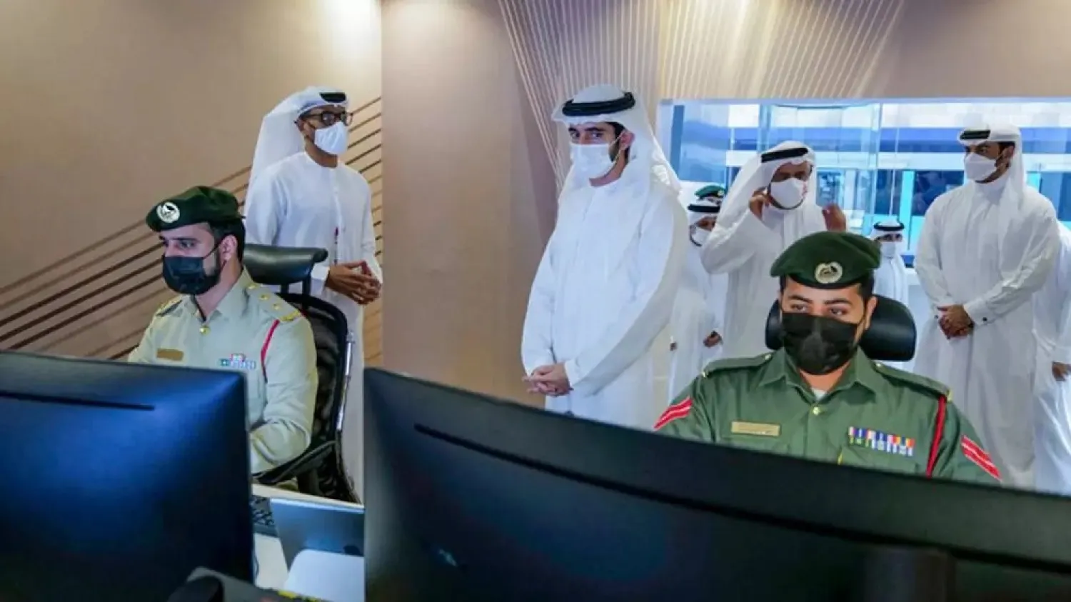 Dubai, which is introducing facial recognition technology on public transport, opened a 'smart simulation training station' this week to help improve security. (AFP)