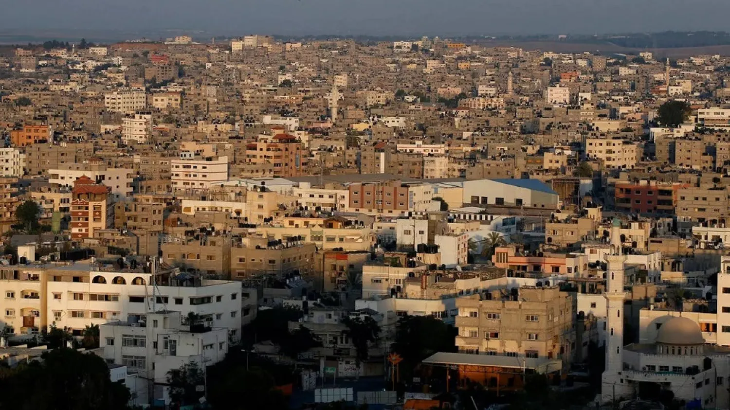 A general view of Gaza City. (AFP)