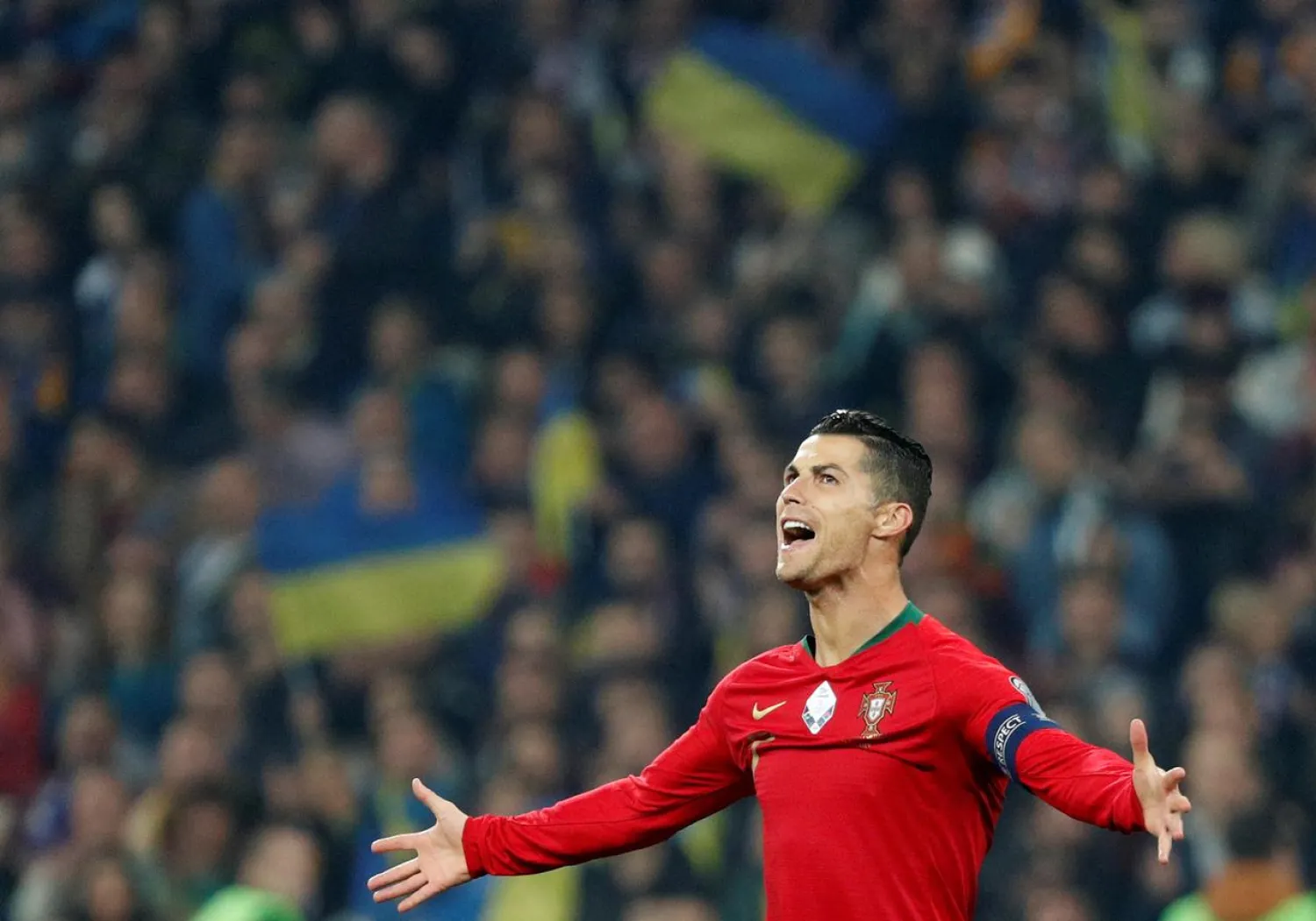 Cristiano Ronaldo reacts during a match. Reuters file photo