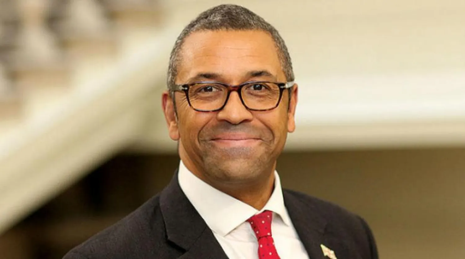 The UK’s Middle East Minister James Cleverly, Asharq Al-Awsat 

