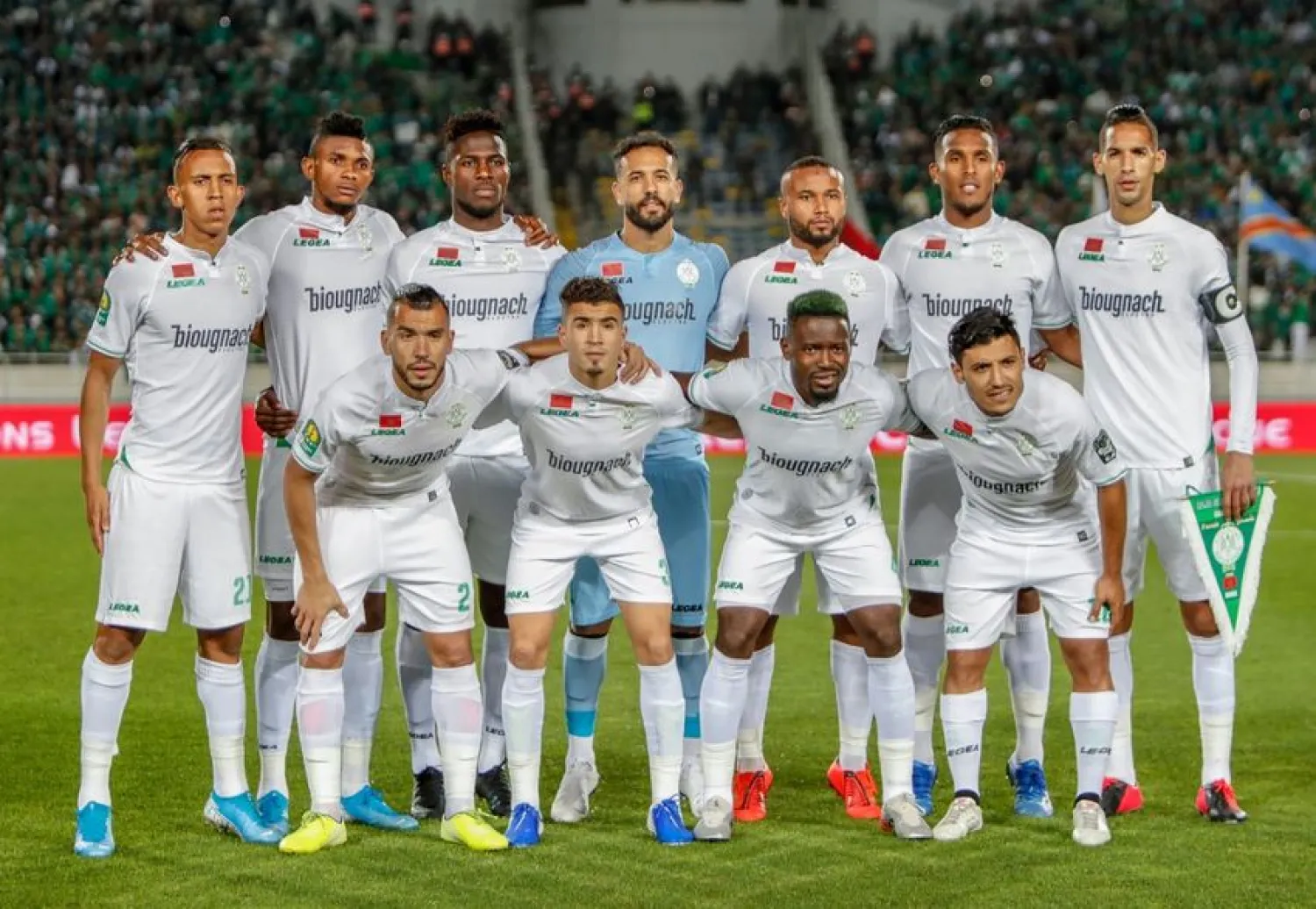 Raja Casablanca of Morocco have been hit by a coronavirus outbreak with 16 players testing positive. (AFP)