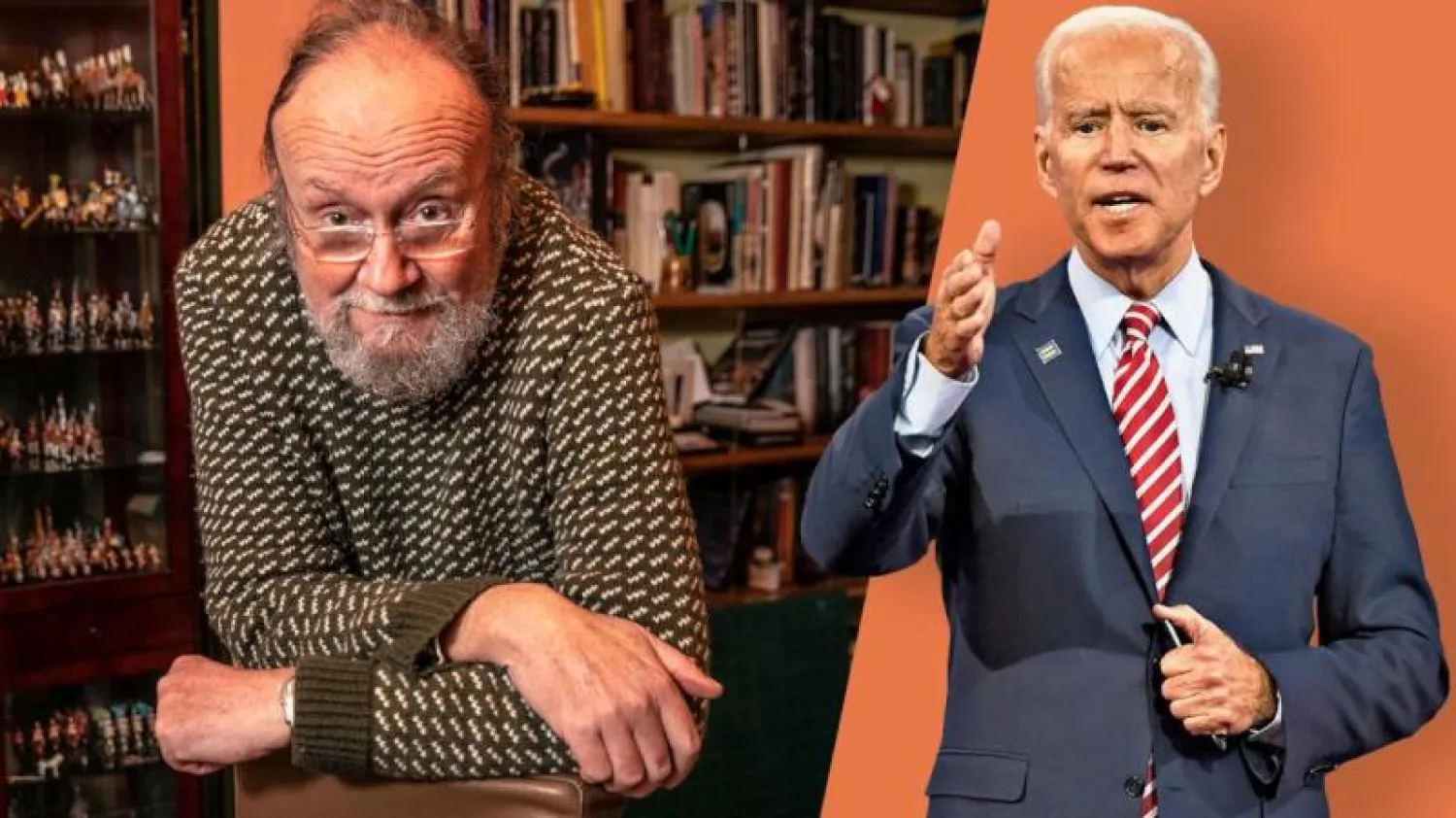 رالف بايدن (يسار) والمرشح الديمقراطي للانتخابات الأميركية جو بايدن (التايمز)