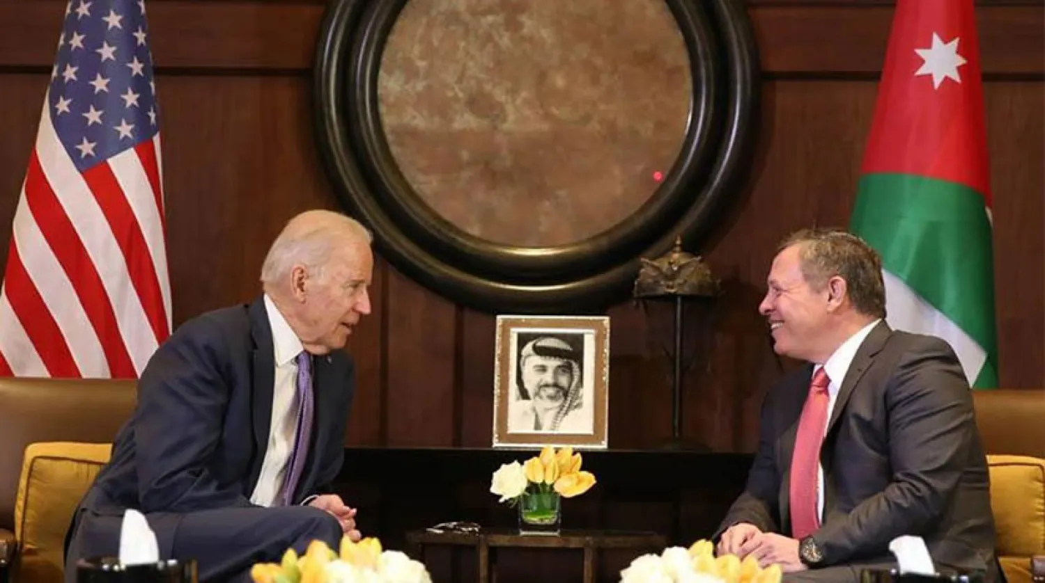 Ürdün Kralı 2016 yılında Joe Biden'ı kabul etmişti  (Fotoğraf: Halil Mazraavi)