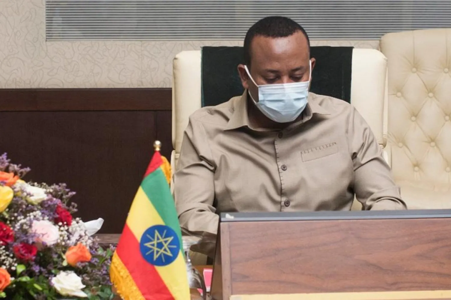 Ethiopian Prime Minister Abiy Ahmed said the attack on themilitary camp left "many martyrs, injuries and property damage" | AFP