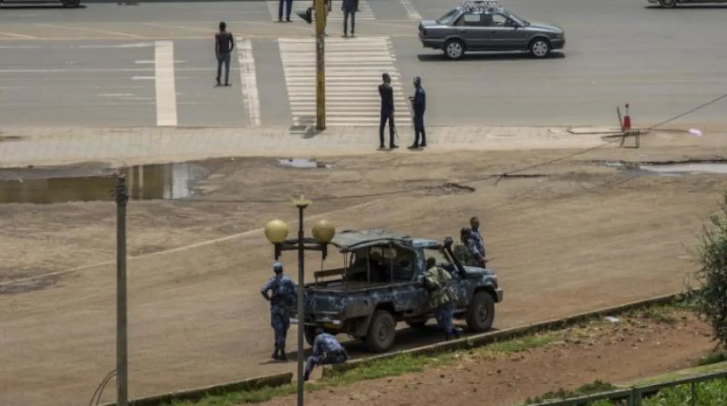 عناصر من قوات الأمن الإثيوبية في العاصمة أديس أبابا (أرشيفية - أ.ب)