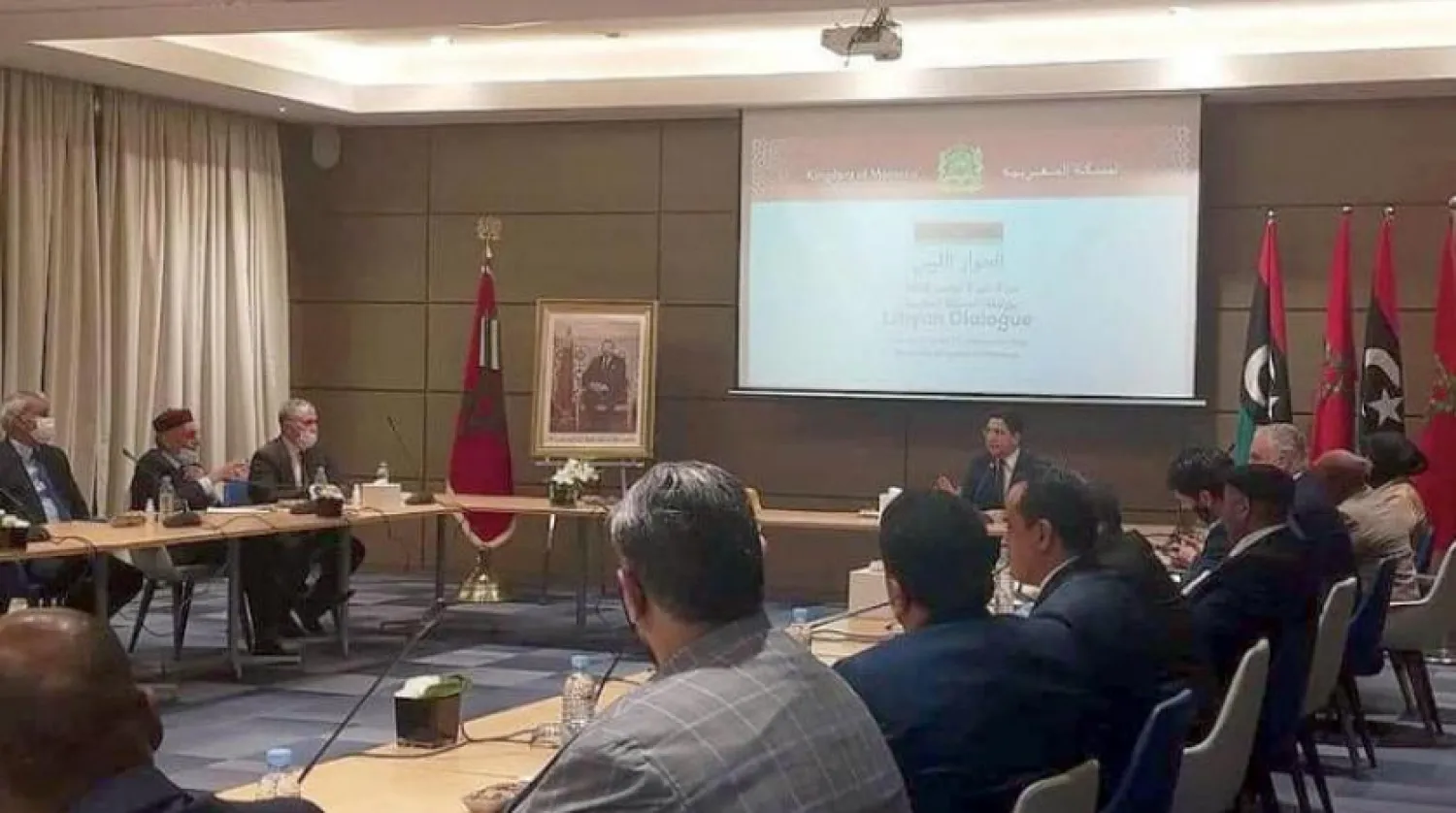 Meeting between representatives of Libya’s east-based parliament and High Council of State, attended by Moroccan Foreign Minister Nasser Bourita (Morocco’s Foreign Ministry) 