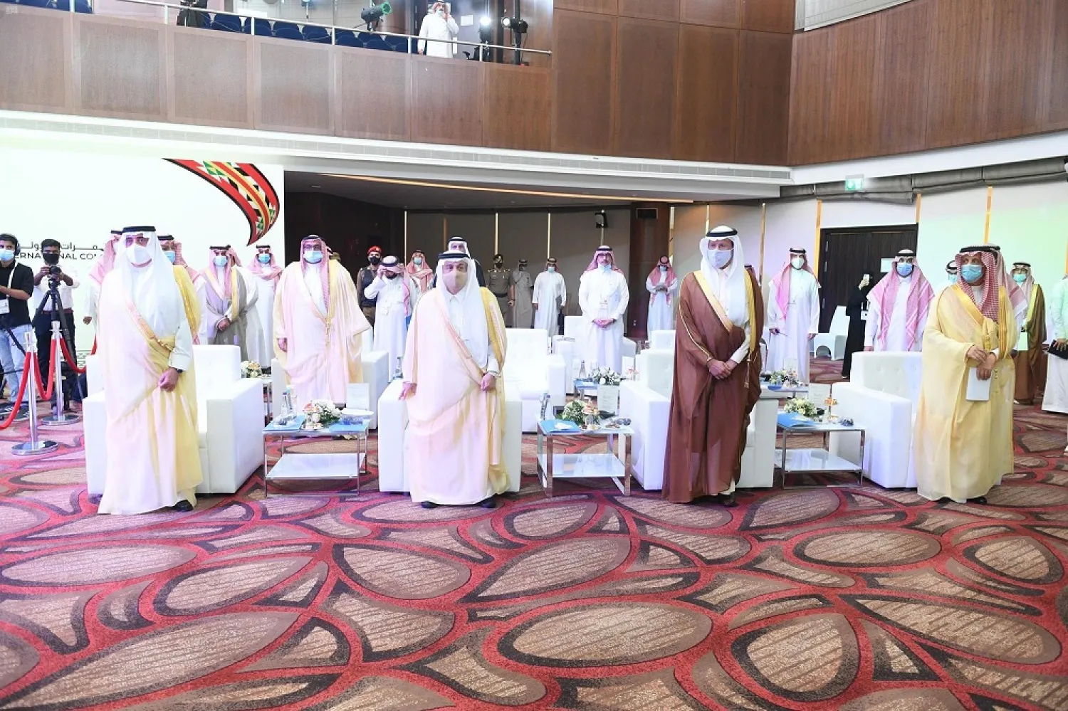 Officials attend the inauguration of the Global Conference for Giftedness and Creativity ... Imagine the Future 2020 in Riyadh. (SPA)