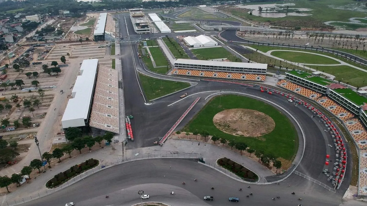 File photo of the F1 race track in Hanoi. (AFP)