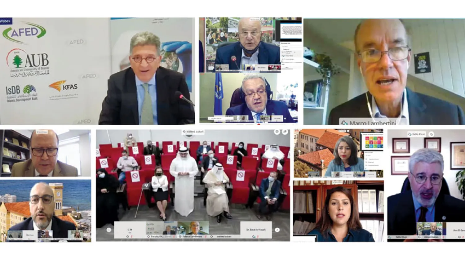 خبراء مشاركون في المؤتمر (الشرق الأوسط)