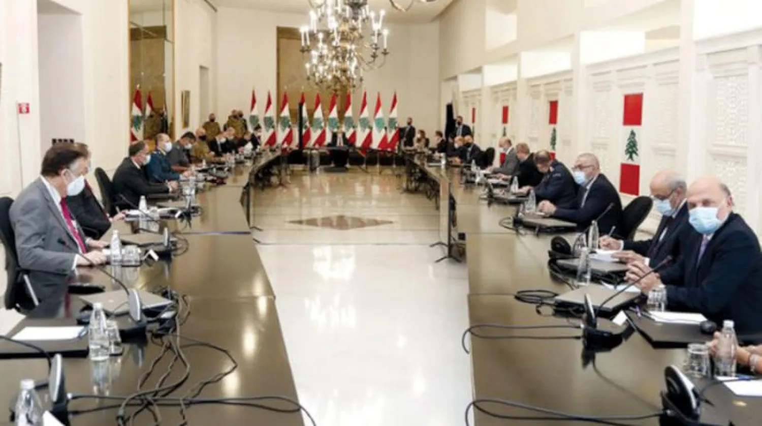 مجلس الدفاع الأعلى مجتمعاً برئاسة عون (الوكالة الوطنية)