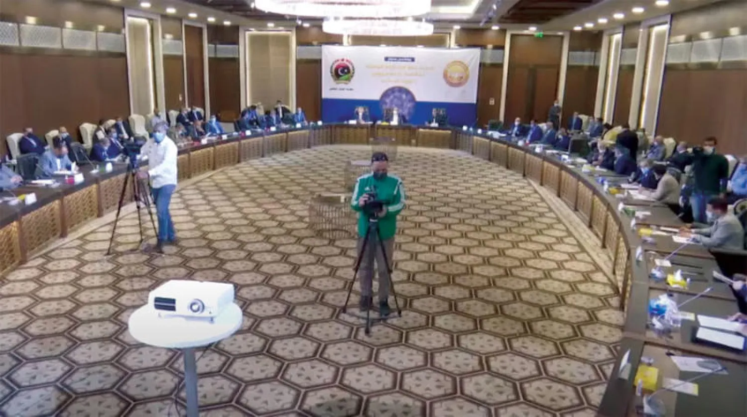 جانب من ورشة عمل عقدتها سلطات طرابلس لتحديث خطة مكافحة «كورونا» (وزارة الصحة بحكومة الوفاق)