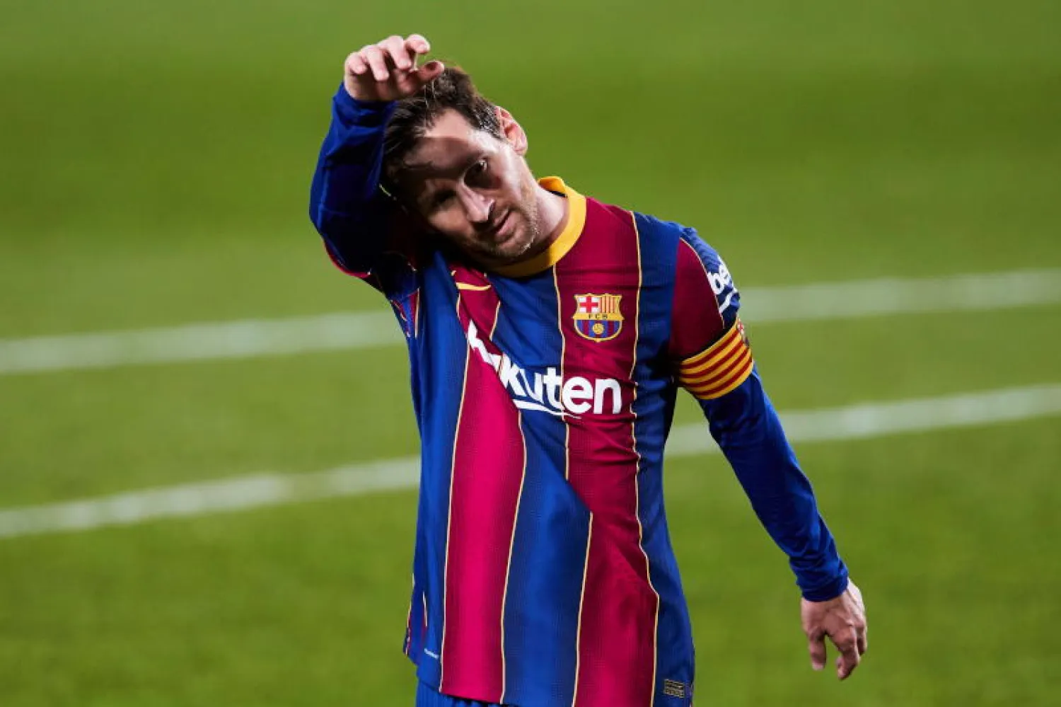 النجم الأرجنتيني ليونيل ميسي (إ.ب.أ)