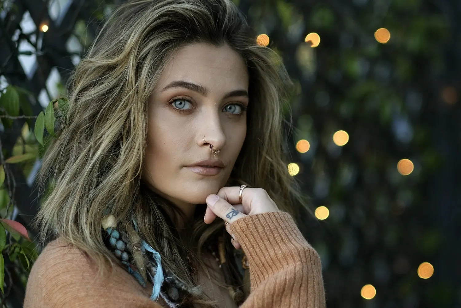 Paris Jackson poses for a portrait in Beverly Hills, Calif., on Oct. 27, 2020, to promote her debut solo album "Wilted," releasing on Nov. 13. (AP)