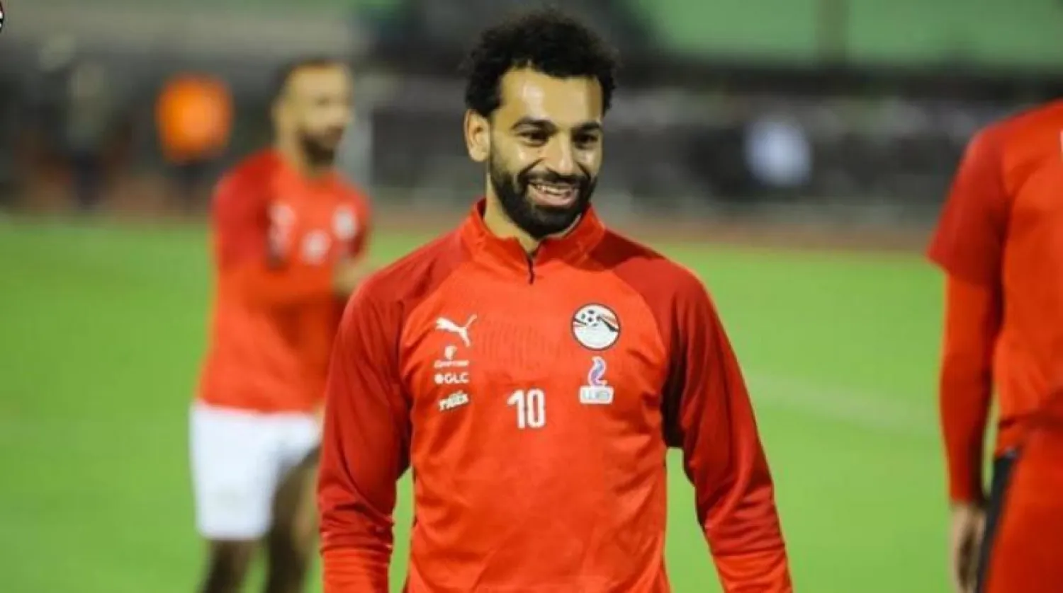 Muhammed Salah, ülkesinin milli takım antrenmanı sırasında (Mısır Futbol Federasyonu)
