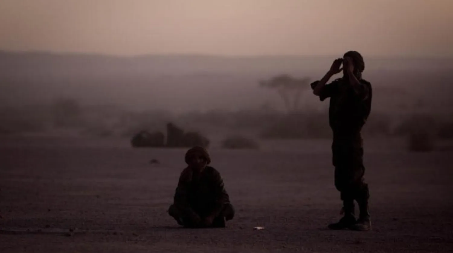 Batı Sahra'daki Tifariti köyündeki Polisario Cephesi üyeleri (AP)