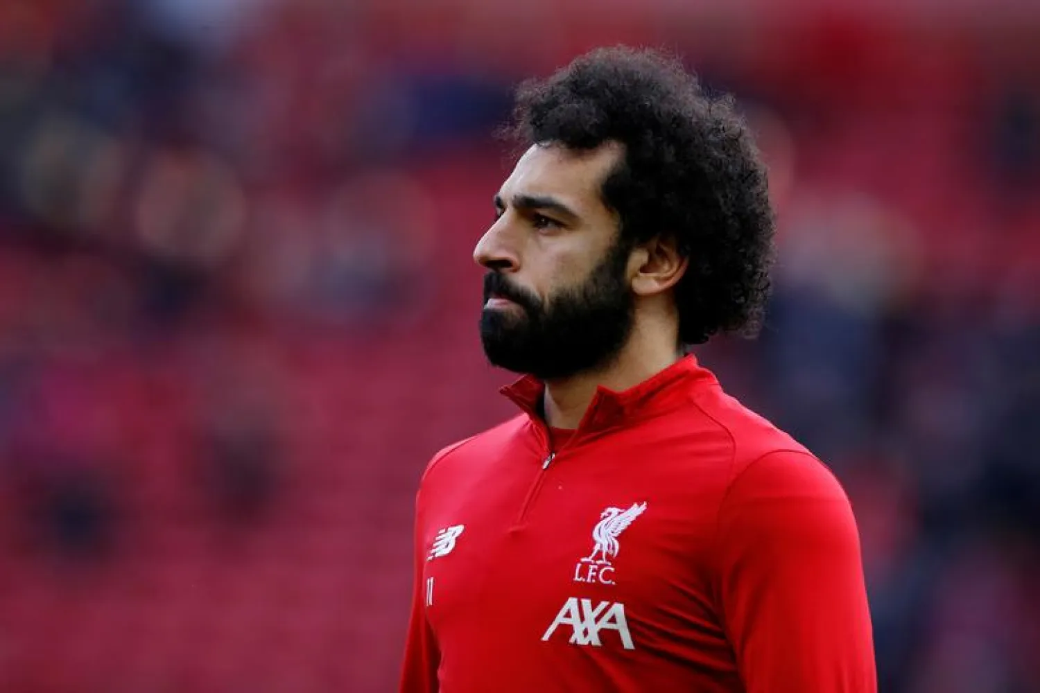 FILE PHOTO: Soccer Football - Premier League - Liverpool v Southampton - Anfield, Liverpool, Britain - February 1, 2020 Liverpool's Mohamed Salah during the warm up before the match REUTERS/Phil Noble