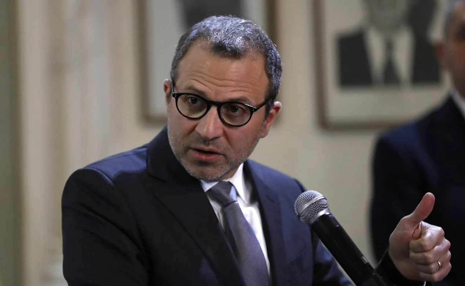 MP Gebran Bassil. (AP)