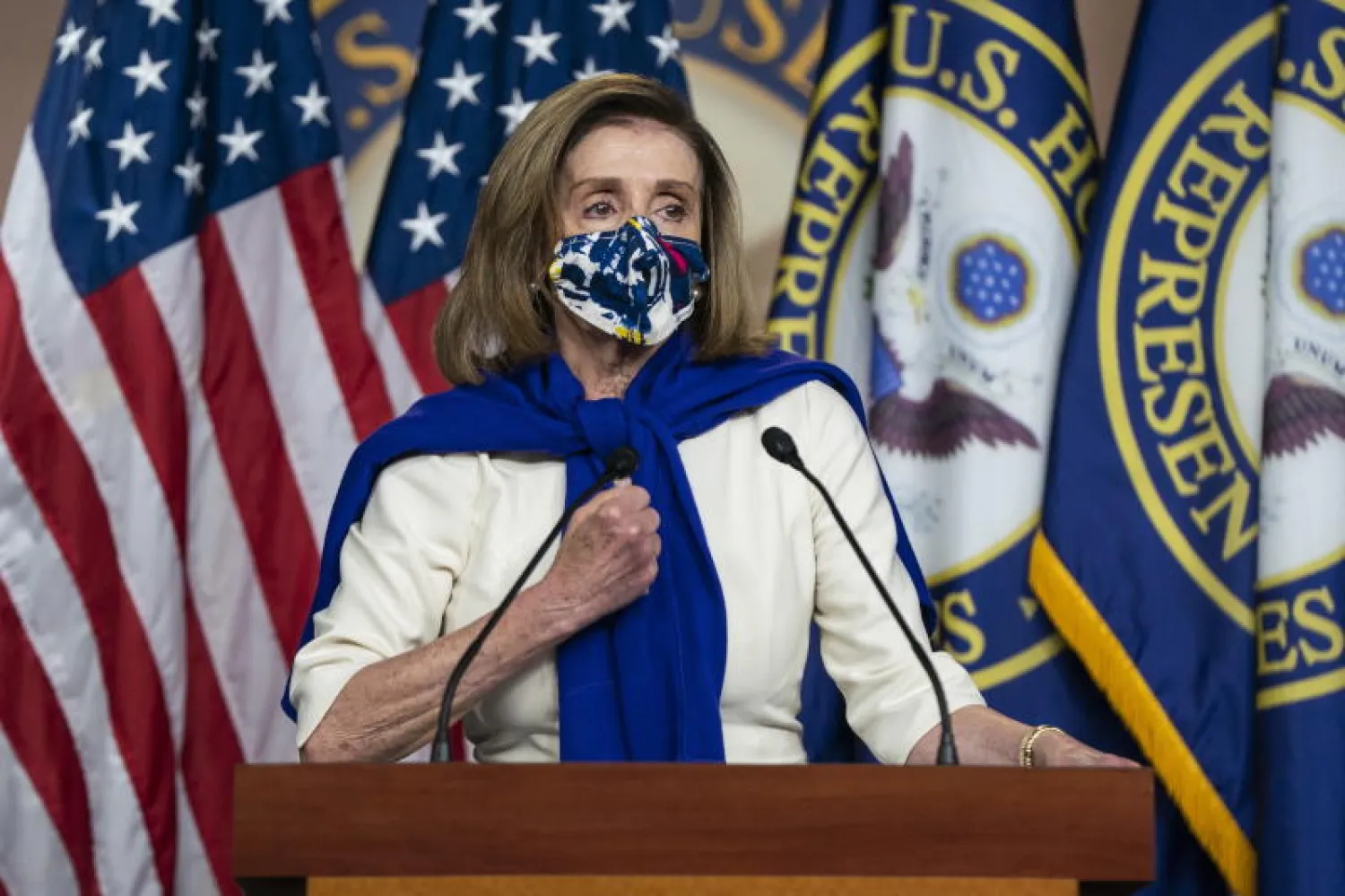 نانسي بيلوسي رئيسة مجلس النواب الأميركي (إ.ب.أ)