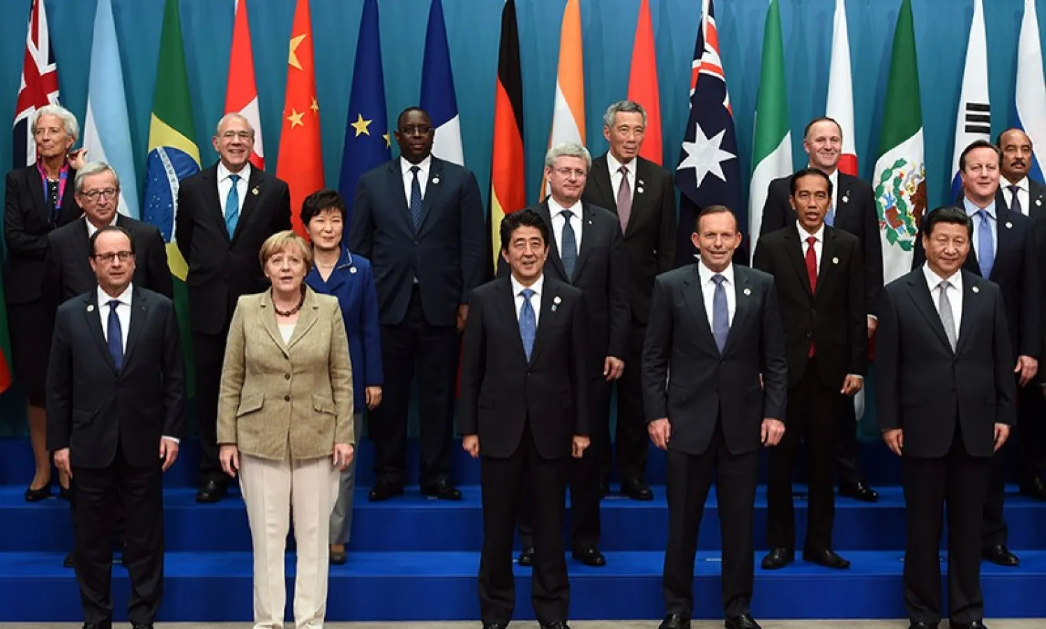 G20 leaders at the summit family photo in Brisbane, Australia, (File photo: AP)