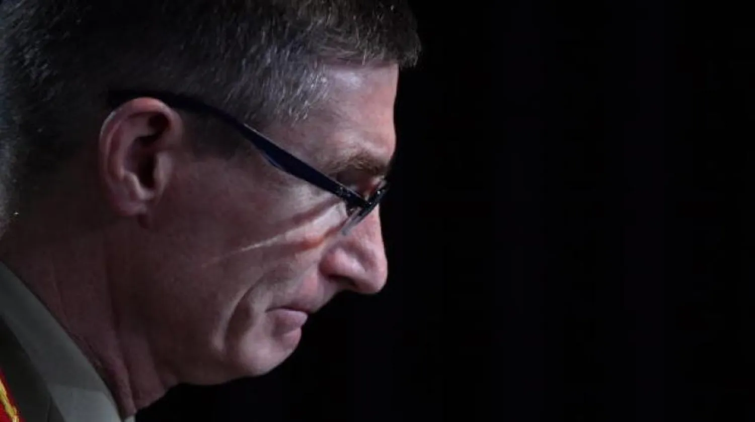 Rapor, Avustralya Genelkurmay Başkanı General Angus Campbell tarafından açıklandı. (EPA)