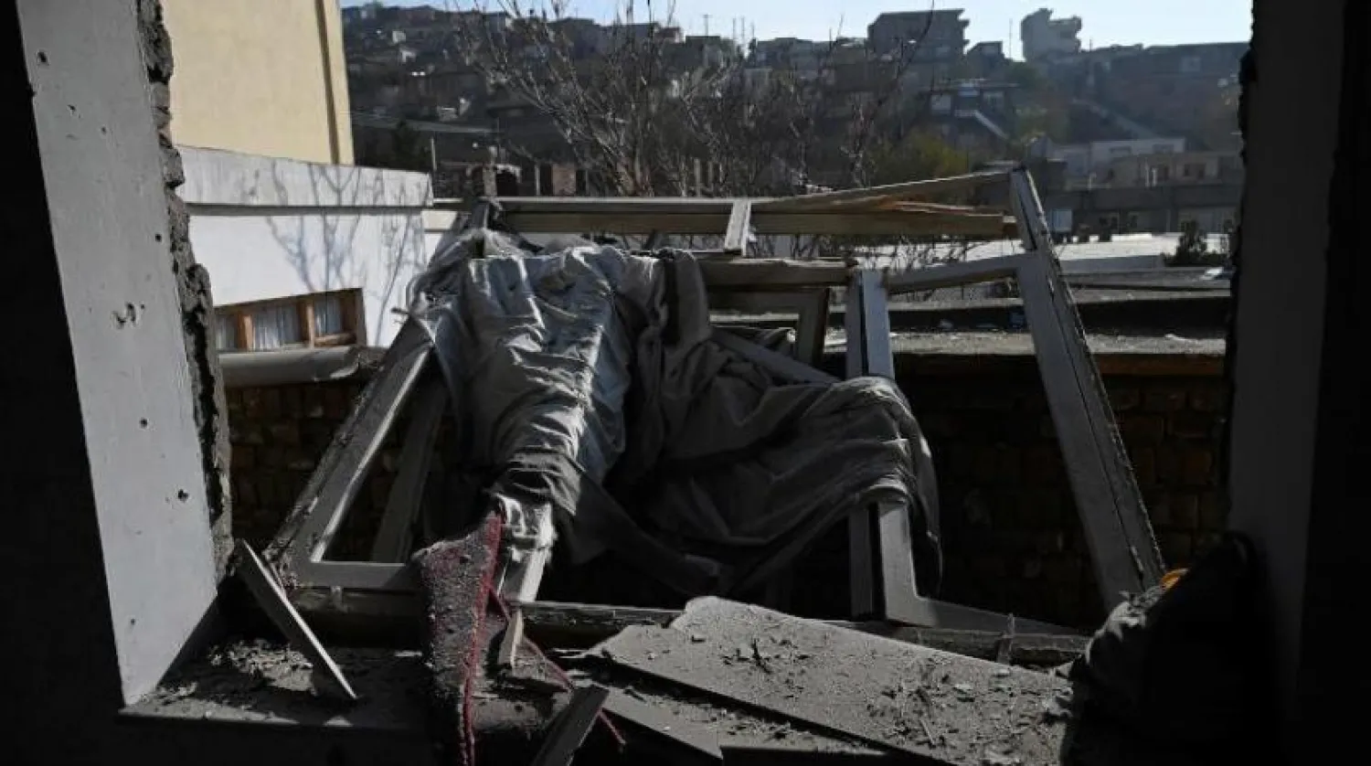 Kabil'deki saldırının ardından olay yeri (AFP)
