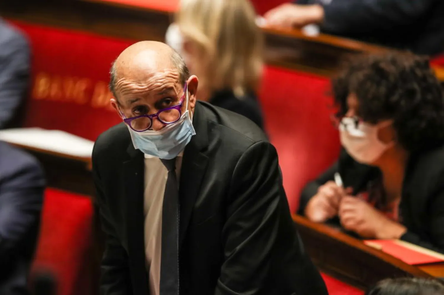 وزير الخارجية الفرنسي جان إيف لودريان (إ.ب.أ)