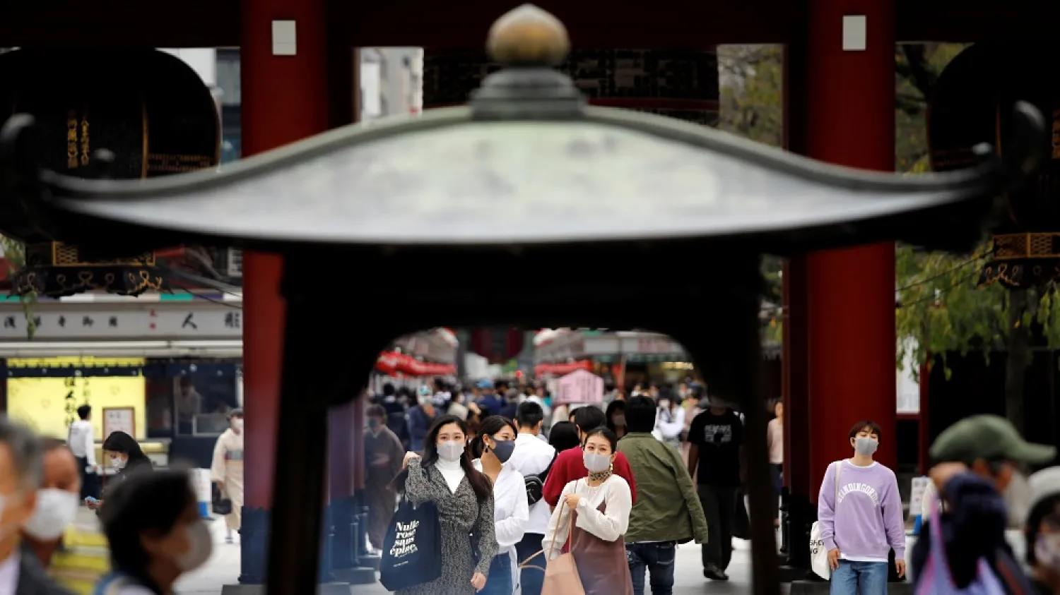 The daily tally of reported COVID-19 cases in Japan hit a record for the fourth day in a row. (Reuters)