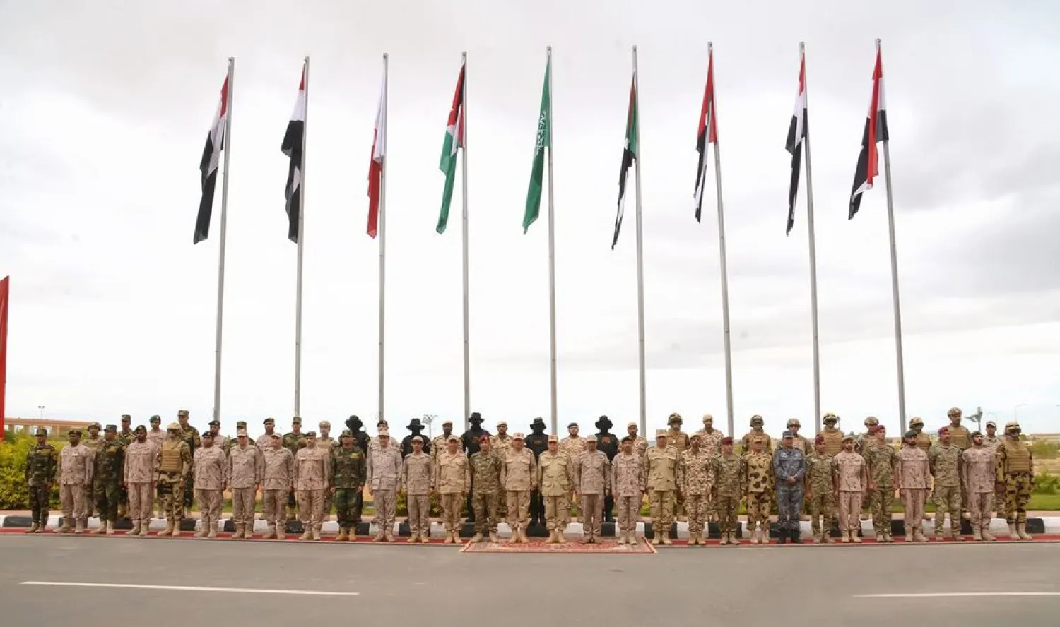 The ‘Seif al-Arab’ military drill involving six Arab countries kicked off in Egypt on Sunday. (Egypt military spokesman via Facebook)