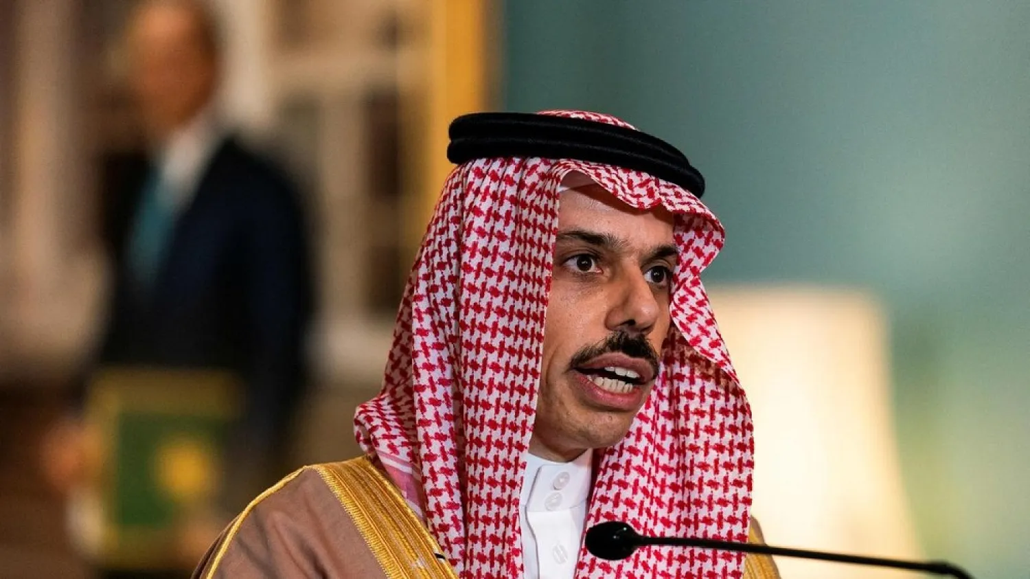 Saudi Arabia Foreign Minister Prince Faisal bin Farhan Al Saud. (Reuters)