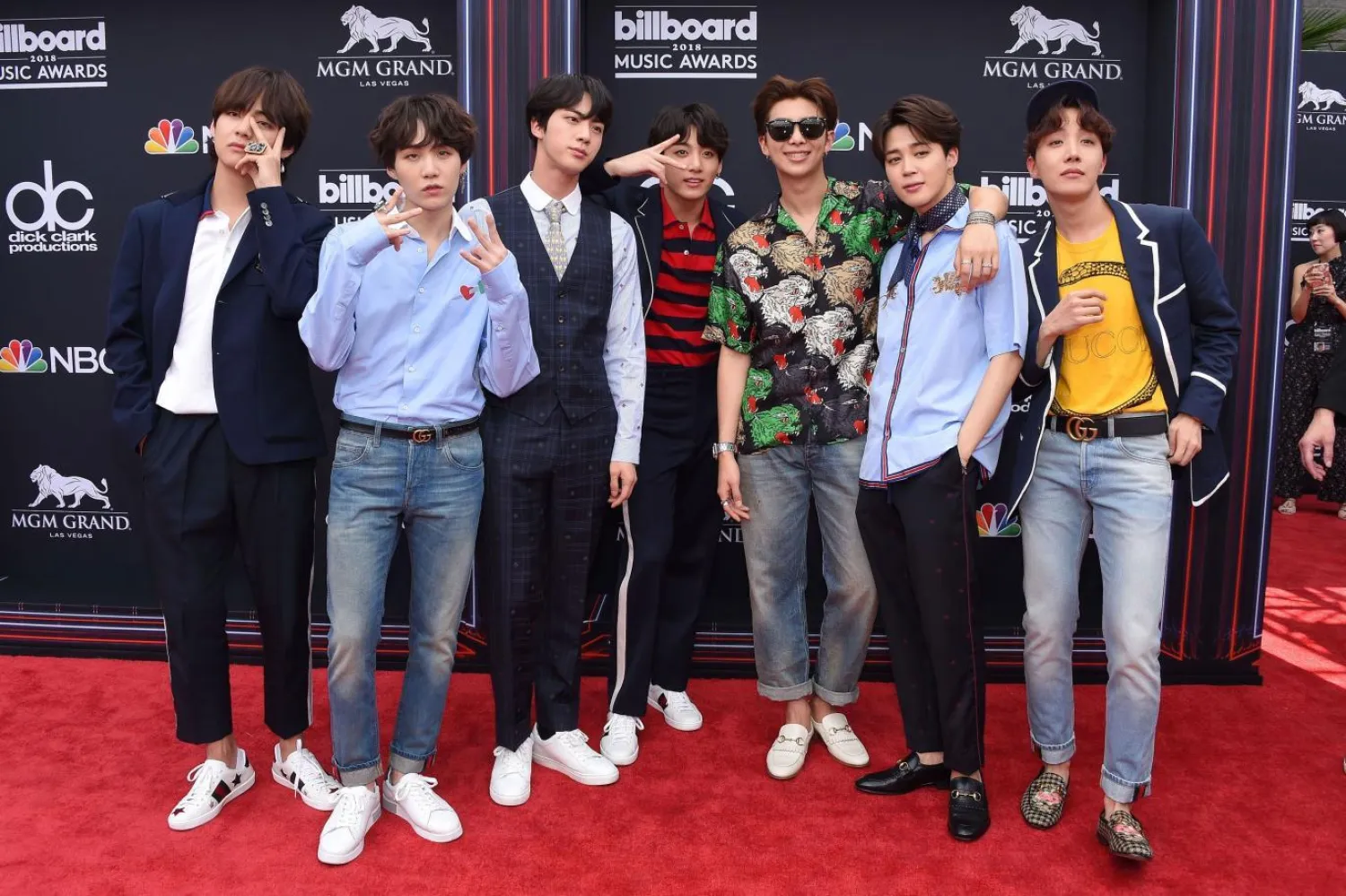 BTS, Billboard Hot 100 listesinin tepesine çıkan ilk uluslararası grup olmuştu (AFP)