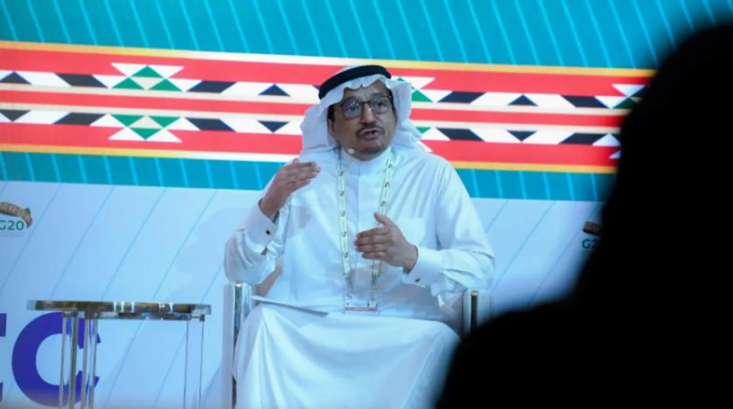 وزیر آموزش سعودی حمد آل شیخ در جریان فعالیت‌های گروه بیست (عکس: بشیر صالح)
