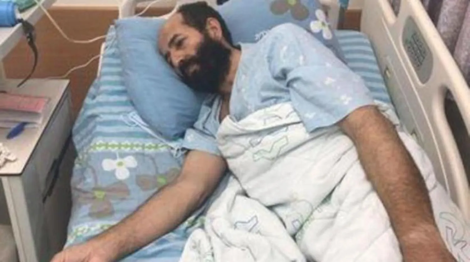 Maher al-Akhras who waged a 103-day hunger strike. Reuters file photo