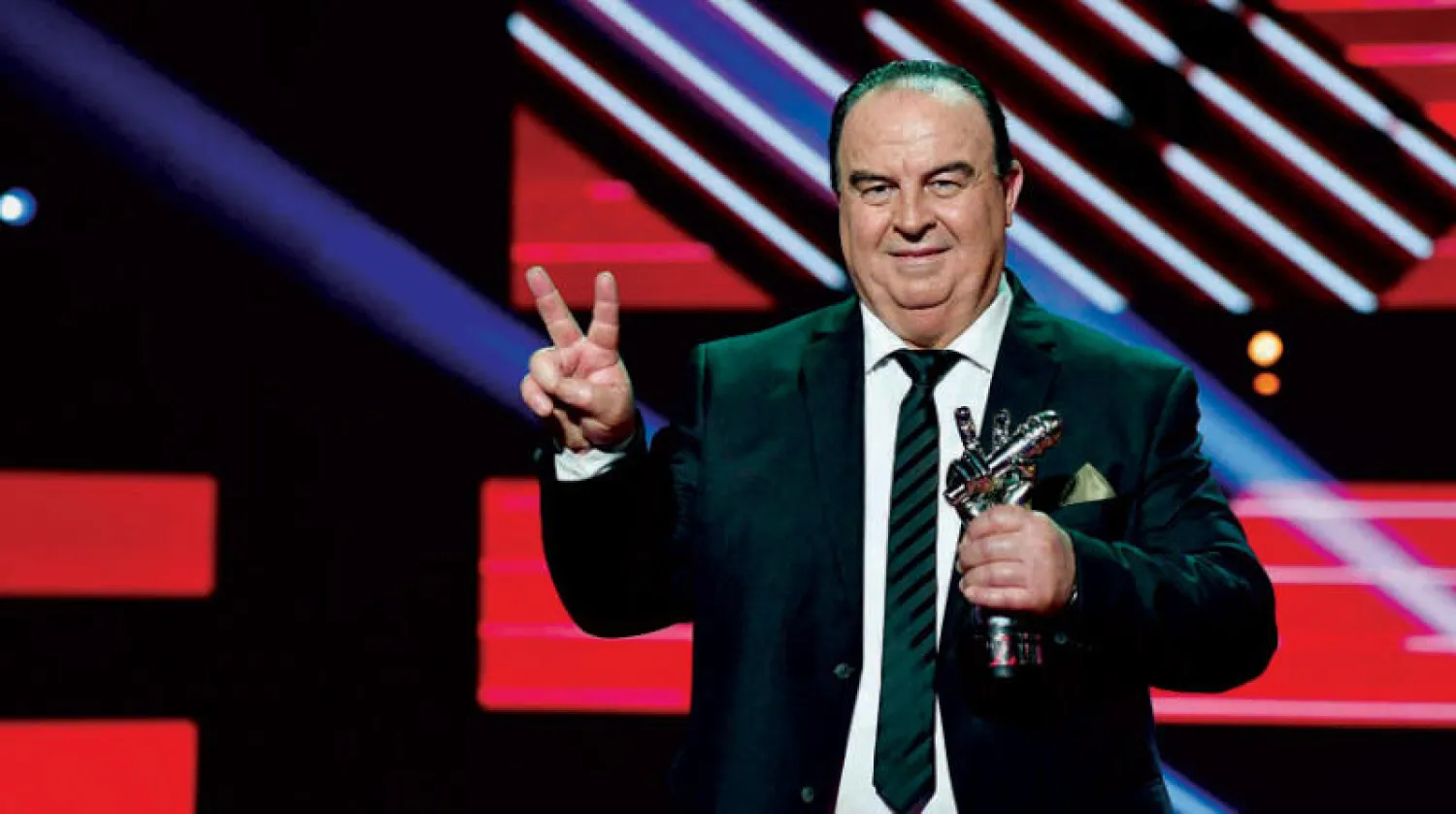 الفنان عبدو ياغي إثر فوزه بلقب «ذا فويس سينيور»