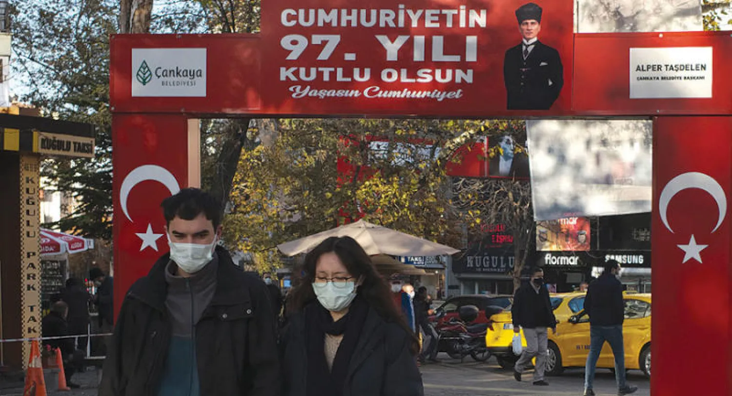 ارتفع العجز التجاري التركي بنسبة 76.2 % في أول 10 أشهر من العام (أ.ب)