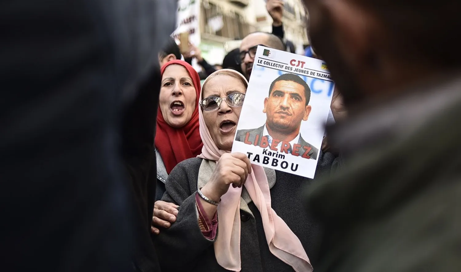 The trial of Algerian opposition activist Karim Tabbou started Monday. (AFP)