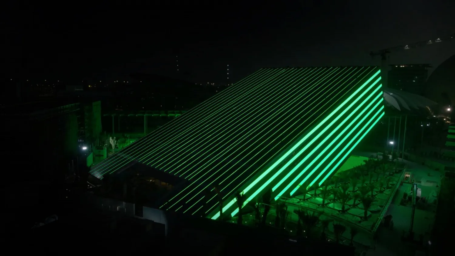 The Saudi pavillion at the Expo 2020 Dubai. (Expo 2020 Dubai via Twitter)