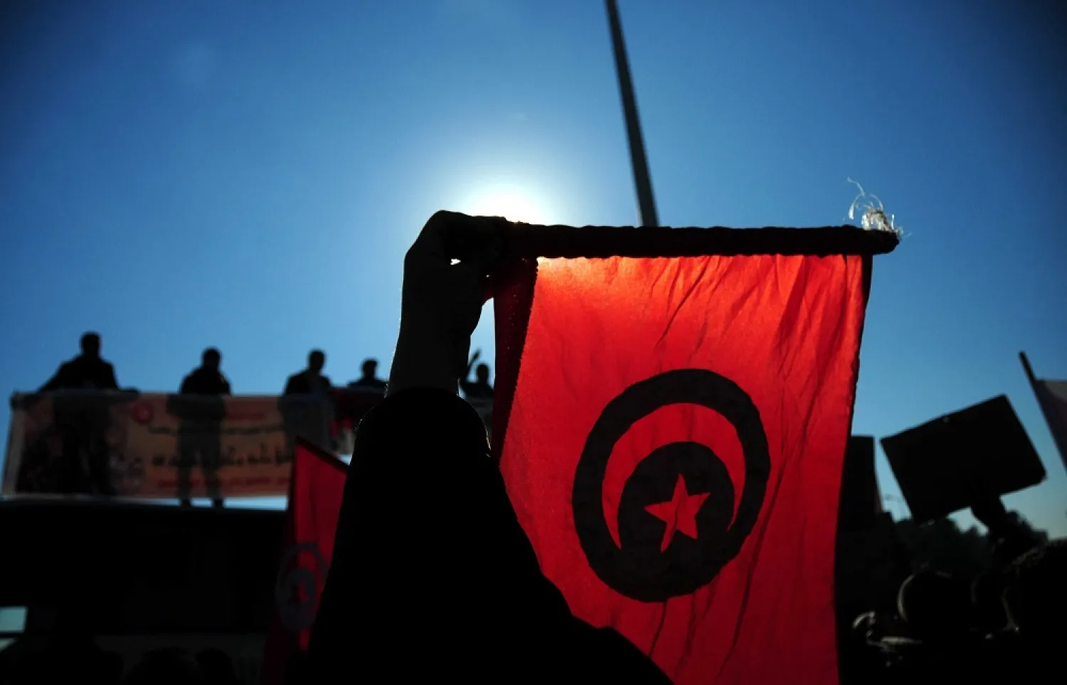 Tunisia’s central bank kept its key interest rate unchanged.