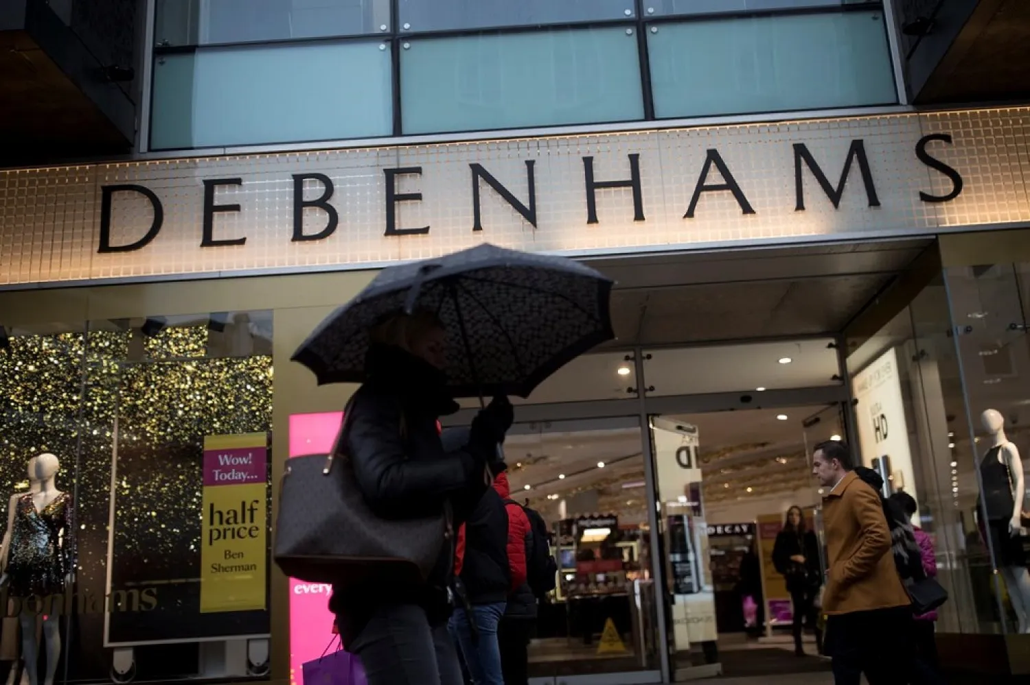 Debenhams is to start a liquidation process that will see its stores close and the potential loss of 12,000 jobs. (Reuters)