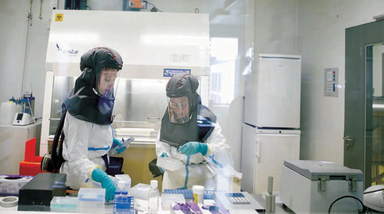 باحثون يعلنون عن اللقاح (معهد ريجا البلجيكي)