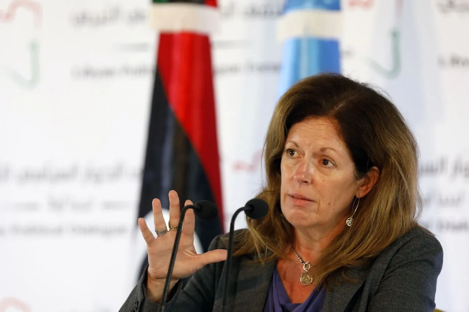 United Nations acting envoy for Libya Stephanie Williams. (AP)