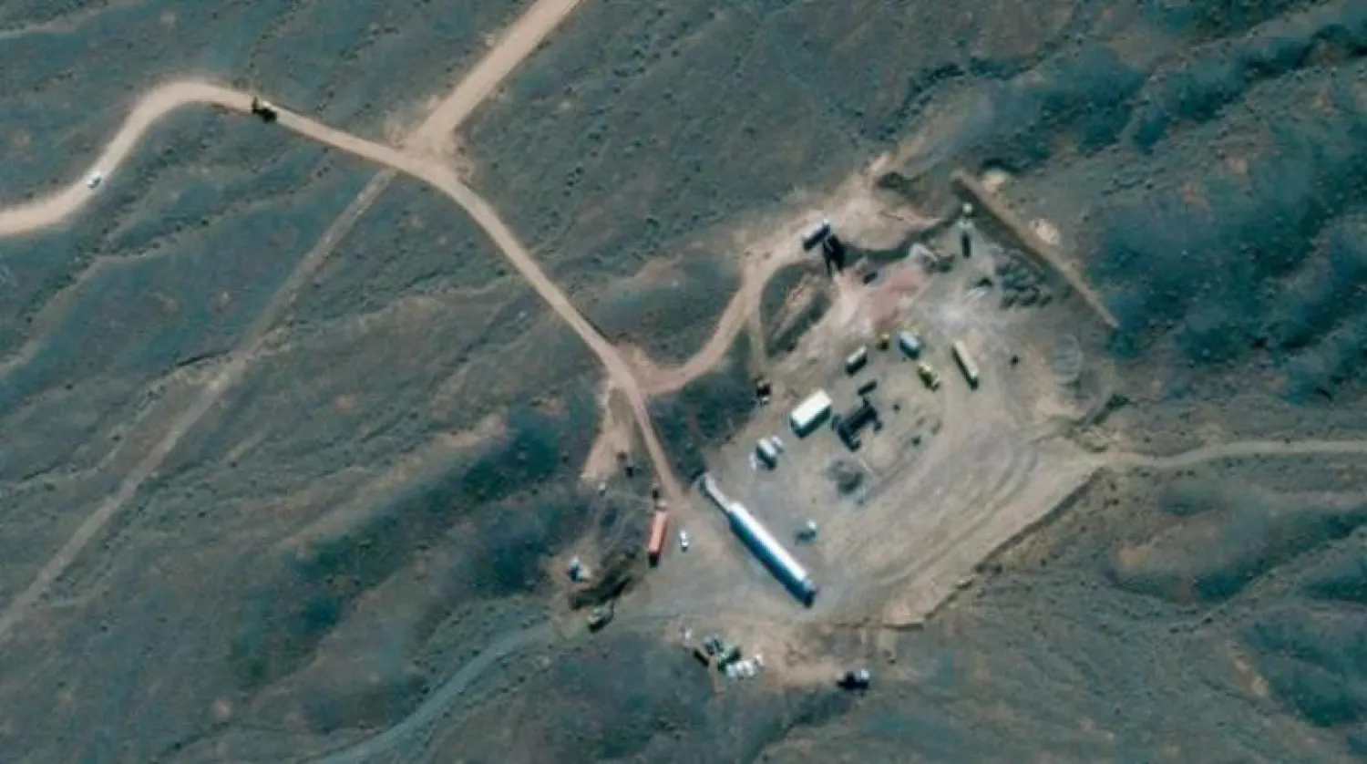 İran’ın Natanz’da santrifüjleri geliştirmek için yakın zamanda inşa etmeye başladığı yeni tesisin uydu görüntüsü (Reuters)