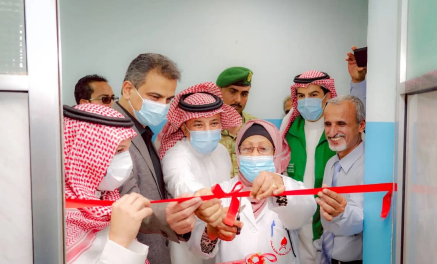 During the inauguration of the projects in Aden (SDRPY)