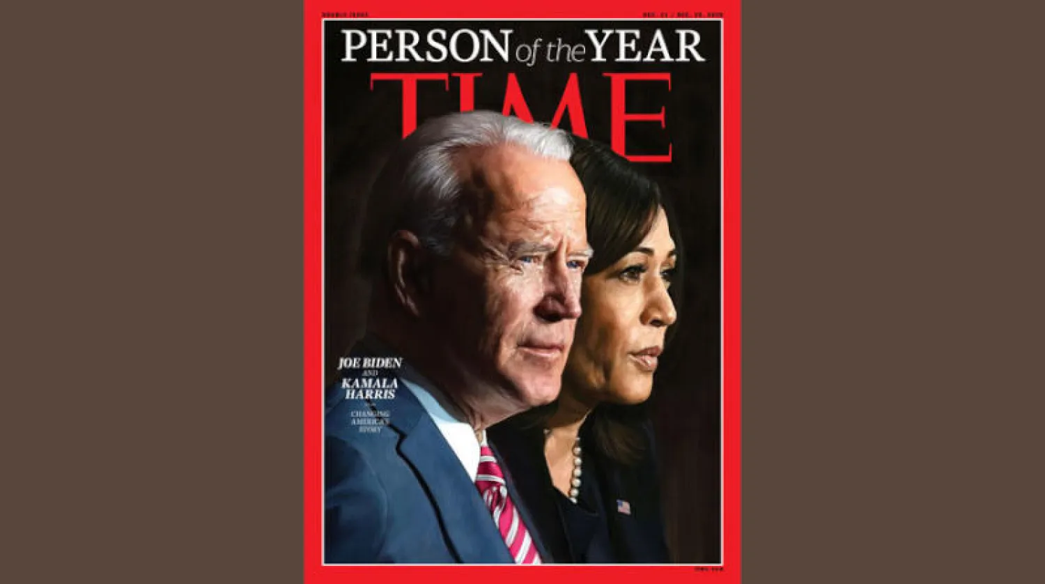 بايدن وهاريس «شخصية العام» في مجلة «تايم»